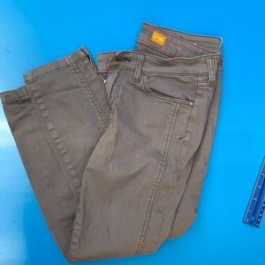 Pilcro grey cotton pants from Anthropologie